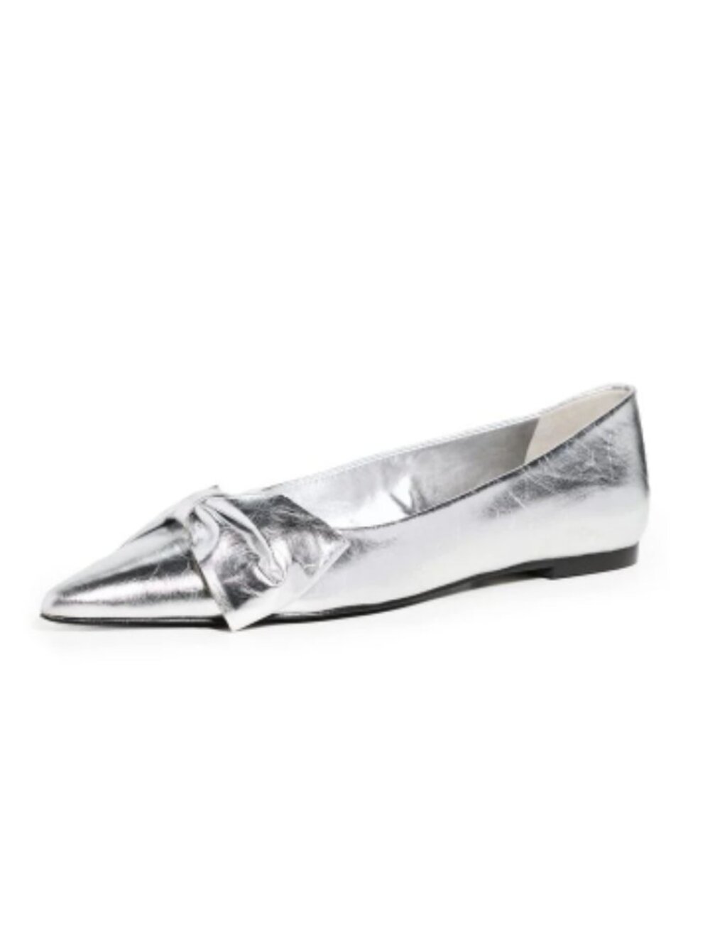 Schutz  Lyla Half Bow Flats in Broken Glass